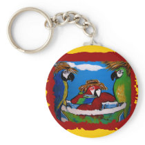 Party Parrot's Cheers Keychains