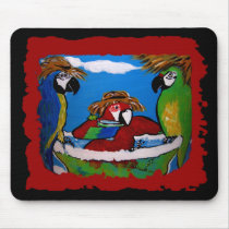 Party Parrot's Cheers mousepads by German_Shepherds_byJ Party Parrot's Cheers mousepads