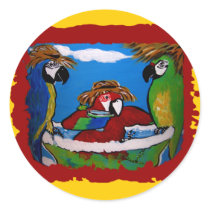 Party Parrot's Cheers Stickers