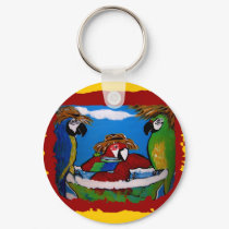 Party Parrots keychains by Party_Pets Party Parrots keychains