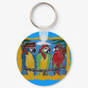 Party Parrots keychains