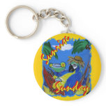 Party Parrots Keychain