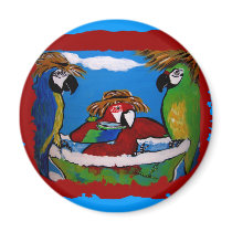 Party Parrots magnets