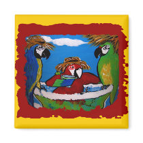 Party Parrots magnets