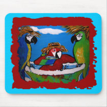 Party Parrots mousepads by Party_Pets Party Parrots mousepads