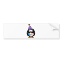 Party Penguin Bumper Sticker