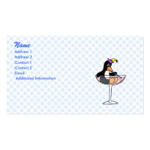 Party Penguin Business Card Templates