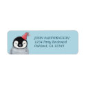 Party Penguin Chick Return Address Labels