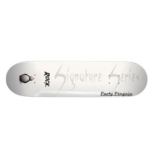Party penguin deck skate board