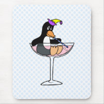 Party Penguin mousepads by BisforBirds Party Penguin mousepads
