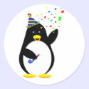 Party Penguin Sticker