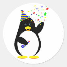 Party Penguin Sticker