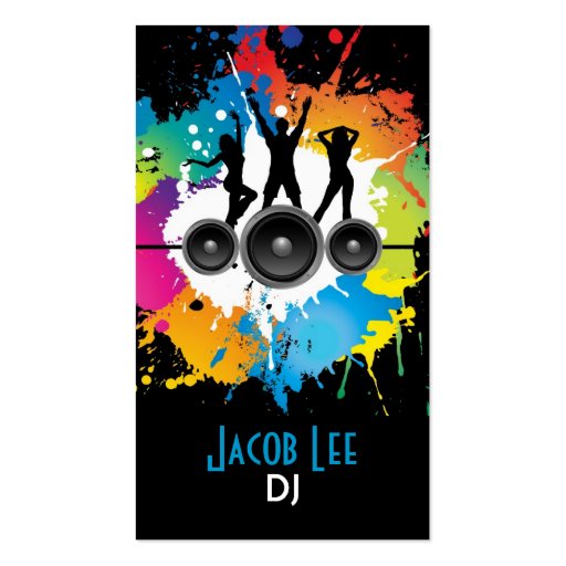 Party People DJ's Business Card (front side)
