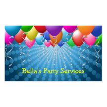Party Planner Business Card