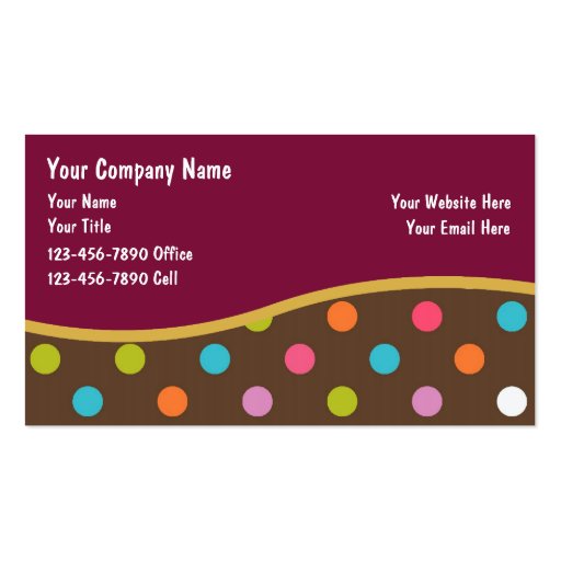 Party Planner Business Cards