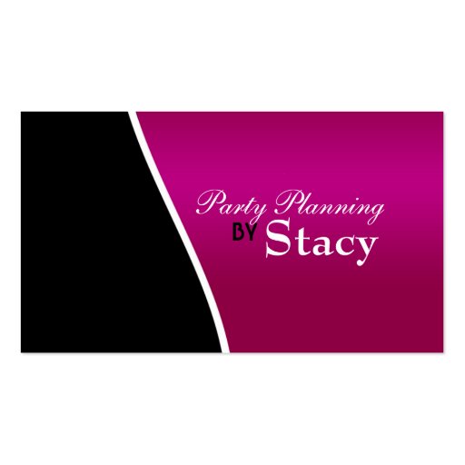 Party Planning Business Cards Zazzle