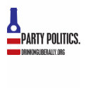 Party Politics Women's T-Shirt by drinkingliberally Party Politics Women's T-Shirt