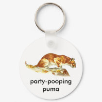 party-pooping puma keychains by twelfthhouse party-pooping puma keychains