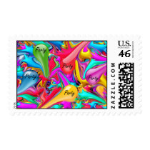 Party Postage Stamp