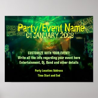 Party Poster #004 Poster print