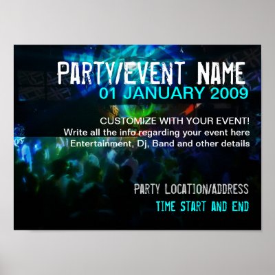 Party Poster #005 Poster print