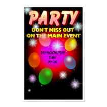 Party Poster - Customizable posters by lapatrick1161 Party Poster - Customizable posters