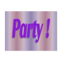 party purple invitation postcards by DonnaGrayson party purple invitation postcards