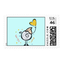 Party Sheep Postage Stamps