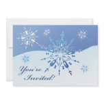 Party Snowflakes - Holiday Party Custom Invite