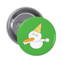 party snowman button