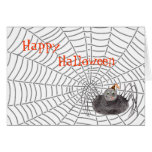 Party Spider: Happy Halloween Card