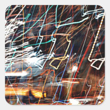 Party Square Sticker