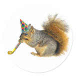 Party Squirrel stickers