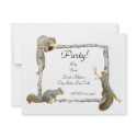 Party Squirrels Invitation