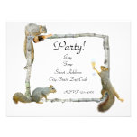 Party Squirrels Invitation