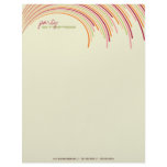 Party Stripes 01 | Modern Designer Letterhead