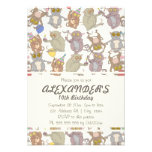 Party Tarsiers, 3.5x5 customizable invitations