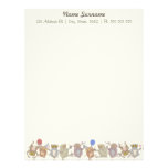 Party Tarsiers, customizeable letterhead