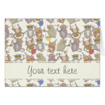 Party Tarsiers, patterned cards