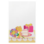 Party Time - Cake and Presents! Stationery Paper