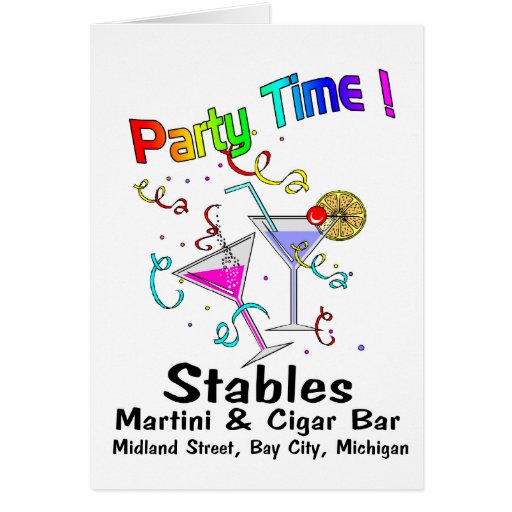 party time card