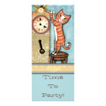 Party Time Cat Invitation - Custom