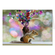 Party Time Chipmunk Picture Cards