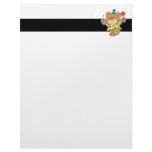 party time clown bear design letterhead