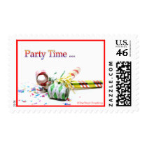 Party Time Postage Stamp