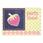 Party Time ~ Strawberry 2 Announcements