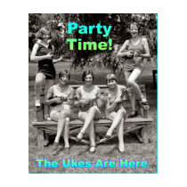 Party Time! The Ukes Are Here t-shirts