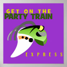 PARTY TRAIN PRINT