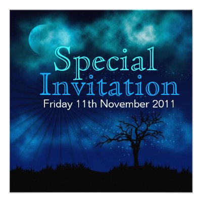 Party Under the Stars Special Invitation