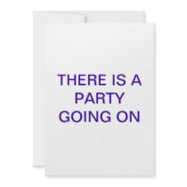 PARTY UP PERSONALIZED INVITATION